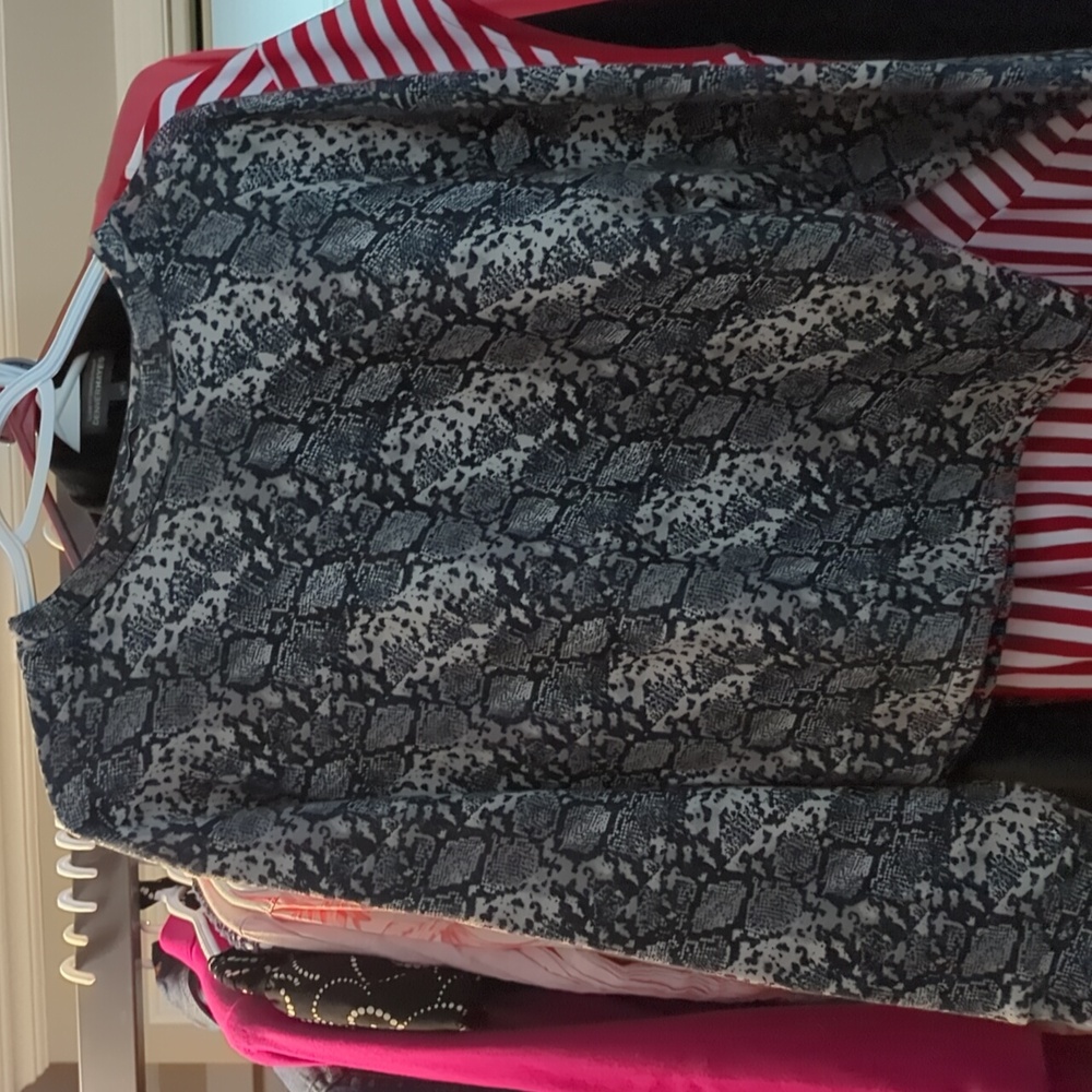 #006 Zara Snakeskin Print Sweatshirt One Only Ignore Other Listing